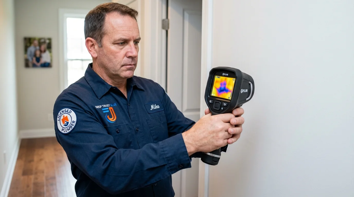 Thermal imaging leak detection by Johns Plumbing LLC in Aspermont